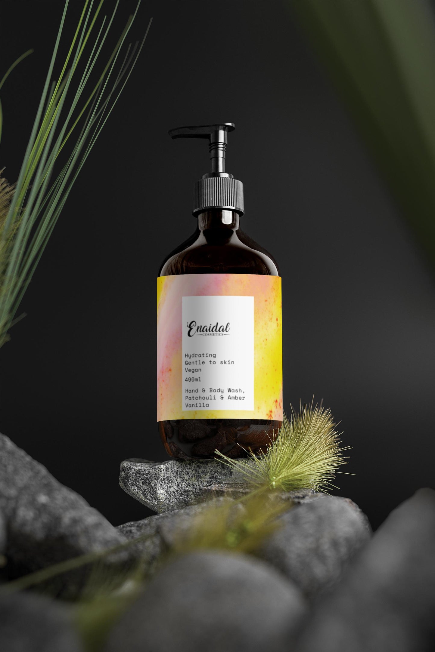 Nettoyant pour les mains et le corps, Patchouli et Vanille ambre